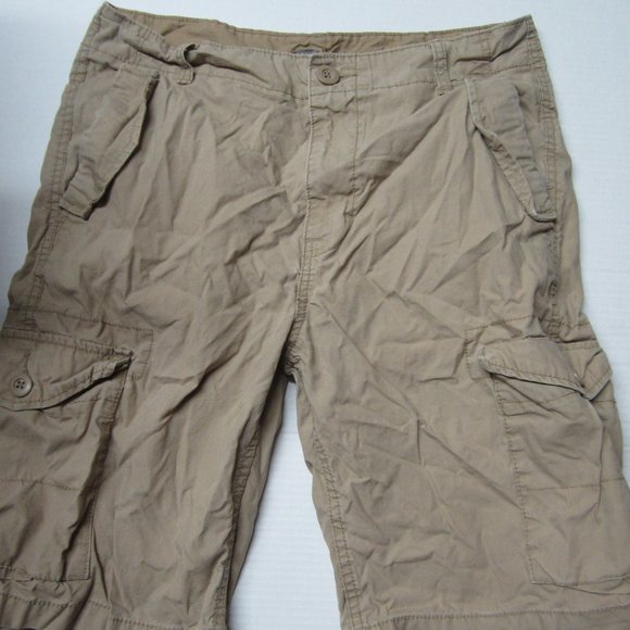 Old Navy Tan Khaki cargo shorts size 30 - Picture 1 of 4